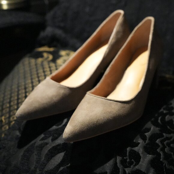 Corso Como Taupe Suede Pumps – Size 8.5 (Like New) - Picture 1 of 8